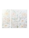 Pintura DKD Home Decor Bloemen 55 x 3 x 135 cm Shabby Chic (3 Peças) | Tienda24 Tienda24.eu