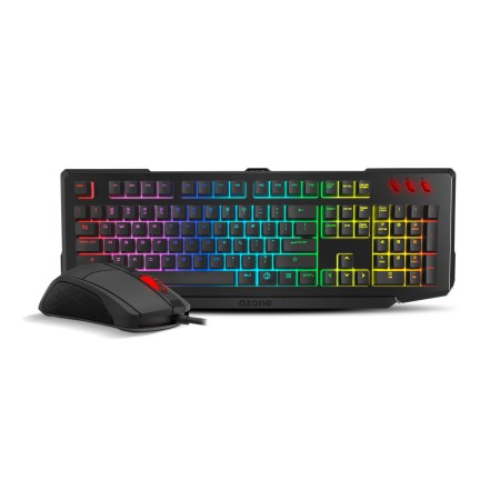 Teclado y Ratón Gaming OZONE Negro Qwerty Español de OZONE, Packs de teclado y ratón - Ref: S0455996, Precio: 25,20 €, Descue...