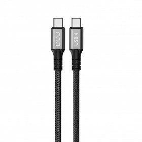 USB-C to USB-C Cable DCU 240W/40G Black by DCU Tecnologic, USB Cables - Ref: S0456151, Price: 16,44 €, Discount: %