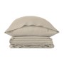 Bettbezug-Set Alexandra House Living Qutun Taupe Einzelmatratze 3 Stücke von Alexandra House Living, Bettdecken und Bettdecke...