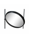 Etagère de salle de bains DKD Home Decor Noir Métal Miroir (55 x 20 x 120 cm) | Tienda24 Tienda24.eu