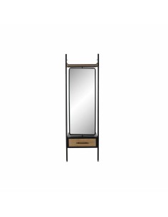 Wall mirror DKD Home Decor Crystal MDF White wicker Cottage (87 x 147 x 4 cm) (87 x 4 x 147 cm) | Tienda24 Tienda24.eu