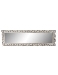 Wall mirror White Crystal Paolownia wood Window 73,7 x 3,6 x 104 cm | Tienda24 Tienda24.eu