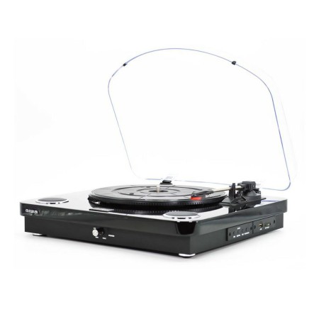 Tourne-disques Aiwa GBTUR120B Noir de Aiwa, Platines vinyles - Réf : S0456826, Prix : 96,16 €, Remise : %