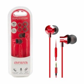 Auriculares Aiwa Vermelho de Aiwa, Auriculares e acessórios - Ref: S0456864, Preço: 9,45 €, Desconto: %