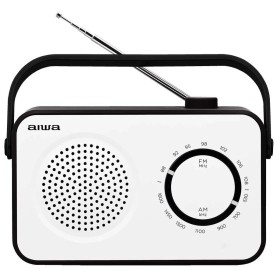 Rádio Portátil Aiwa Branco AM/FM de Aiwa, Rádios, MP3 e reprodutores de CD - Ref: S0456878, Preço: 25,40 €, Desconto: %