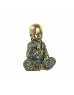 Figura Decorativa DKD Home Decor 62 x 8,3 x 53,3 cm Azul Dourado Branco Círculos | Tienda24 Tienda24.eu