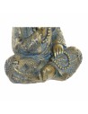 Decorative Figure DKD Home Decor Blue Multicolour Golden Monk Oriental 17 x 13,6 x 21,8 cm | Tienda24 Tienda24.eu