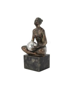 Figurine Décorative DKD Home Decor Verre Doré Résine Homme (28 x 12 x 38 cm) | Tienda24 Tienda24.eu