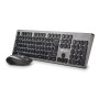 Clavier et souris sans fil NGS Espagnol Qwerty Noir/Argenté | Tienda24 - Global Online Shop Tienda24.eu