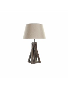 Lampe de bureau Beige Argenté Métal Verre 10 W 220 V 27 x 27 x 44 cm | Tienda24 Tienda24.eu