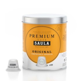 Capsules de café avec étui Saula COMPOSTABLE ORIGINAL de Saula, Cafés en capsules et dosettes - Réf : S0457631, Prix : 8,15 €...