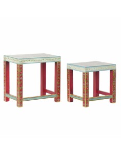 Side Table DKD Home Decor Rattan (2 pcs) | Tienda24 Tienda24.eu