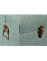 Barhocker DKD Home Decor Metall Polyester Marineblau Holz MDF (81 x 41 x 52 cm) | Tienda24 Tienda24.eu