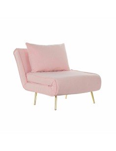 Divano Letto DKD Home Decor 8424001799510 Multicolore Rosa chiaro Metallo Moderno Scandi 90 x 90 x 84 cm da DKD Home Decor, D...