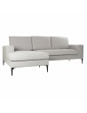 Chaise Longue Sofa DKD Home Decor Grey Polyester Metal (240 x 160 x 88 cm) | Tienda24 Tienda24.eu