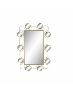 Wall mirror DKD Home Decor Crystal MDF White wicker Cottage (87 x 147 x 4 cm) (87 x 4 x 147 cm) | Tienda24 Tienda24.eu