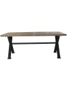 Dining Table DKD Home Decor Metal Iron Recycled Wood 200 x 100 x 78 cm | Tienda24 Tienda24.eu