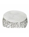 Table d'appoint DKD Home Decor Aluminium (2 pcs) (52 x 52 x 25 cm) (63.5 x 63.5 x 30.5 cm) | Tienda24 Tienda24.eu