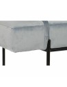 Chaise Longue Sofa DKD Home Decor Black Sky blue Metal 140 x 59 x 42 cm | Tienda24 Tienda24.eu