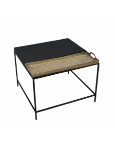 Centre Table Alexandra House Living Brown Wood Iron Plate Fir wood 62 x 41 x 120 cm | Tienda24 Tienda24.eu