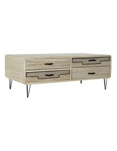 TV furniture DKD Home Decor White Black Green Golden Metal Fir MDF Wood 130 x 26 x 51 cm | Tienda24 Tienda24.eu