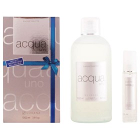 Conjunto de Perfume Mulher Acqua Uno Luxana (2 pcs) de Luxana, Conjuntos - Ref: S0508676, Preço: 34,55 €, Desconto: %