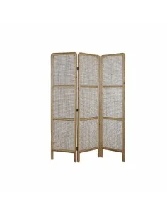 Folding screen Alexandra House Living White 2 x 180 x 153 cm | Tienda24 Tienda24.eu