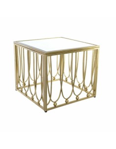 Tavolo aggiuntivo DKD Home Decor Specchio Dorato Metallo MDF (57 x 57 x 52 cm) da DKD Home Decor, Tavoli - Ref: S3023477, Pre...