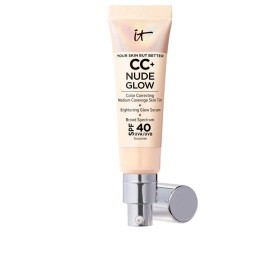 Base de Maquillage Crémeuse It Cosmetics CC+ Nude Glow Fair light Spf 40 32 ml de It Cosmetics, Fonds de teint - Réf : S05099...