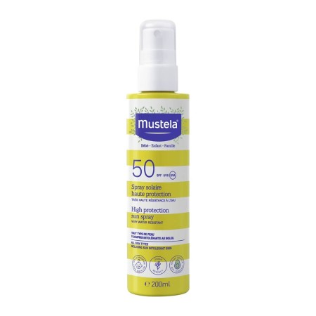 Protector Solar para Niños en Spray Mustela Spf 50 200 ml de Mustela, Protectores solares - Ref: S05100592, Precio: 27,14 €, ...