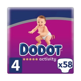 Couches jetables Dodot Dodot Activity 9-14 kg 58 Unités de Dodot, Couches bébés - Réf : S05100783, Prix : 30,98 €, Remise : %