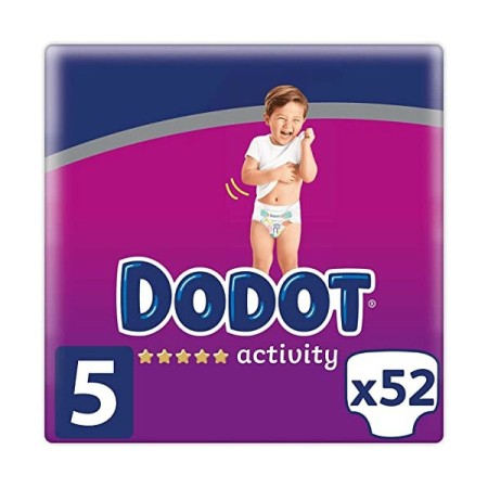 Couches jetables Dodot Dodot Activity Taille 5 52 Unités 11-16 kg de Dodot, Couches bébés - Réf : S05100784, Prix : 33,30 €, ...