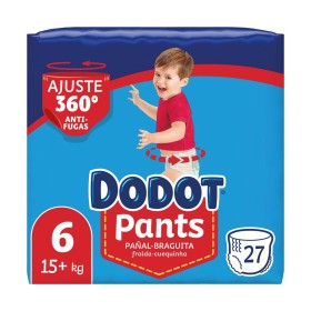 Couches jetables Dodot Dodot Pants 15+ kg Taille 6 27 Unités de Dodot, Couches bébés - Réf : S05100788, Prix : 17,28 €, Remis...