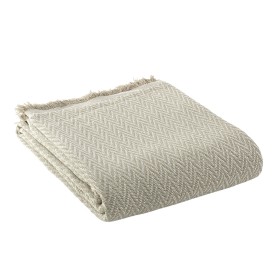 Couverture Alexandra House Living India Beige 225 x 260 cm de Alexandra House Living, Couvertures et couvre-lits - Réf : D160...