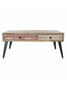 Mesa de apoio DKD Home Decor 81 x 81 x 81,5 cm Metal Branco | Tienda24 Tienda24.eu