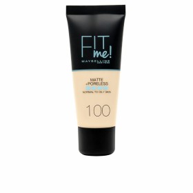 Base de Maquillaje Fluida Maybelline Fit Me! Nº 100 Warm ivory 30 ml de Maybelline, Bases - Ref: S05101302, Precio: 9,11 €, D...