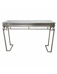 Consolle DKD Home Decor Argentato Metallo Specchio Legno MDF 117 x 31 x 75 cm da DKD Home Decor, Tavoli - Ref: S3023893, Prec...