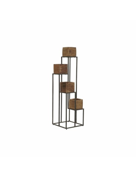 Cache-pot DKD Home Decor Marron Noir Multicouleur Bois Métal Moderne 40 x 40 x 120 cm 40 x 40 x 138 cm | Tienda24 Tienda24.eu