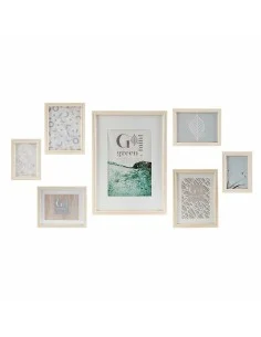 Cadre photo DKD Home Decor Luxury 46,5 x 2 x 40 cm Verre Argenté Doré polystyrène Traditionnel (2 Unités) | Tienda24 Tienda24.eu