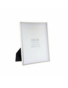 Fotorahmen 15,6 x 2 x 20,7 cm Silberfarben Braun Kunststoff Glas (6 Stück) | Tienda24 Tienda24.eu