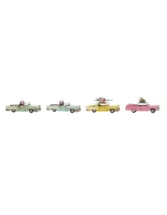 Figura Decorativa DKD Home Decor Coche 25,8 x 10,5 x 9,5 cm Vintage (4 Piezas) de DKD Home Decor, Coleccionables - Ref: S3024...