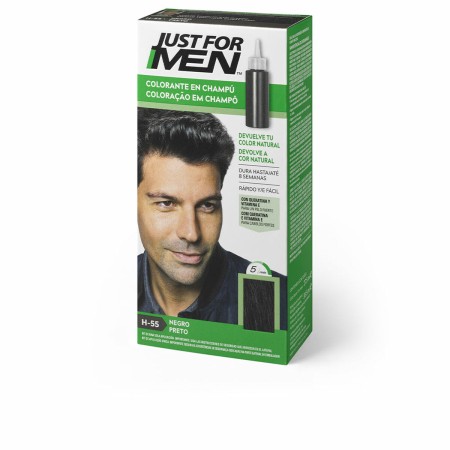 Corante em Champô Just For Men Colorante Preto 30 ml | Tienda24 - Global Online Shop Tienda24.eu