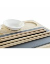 Set de sushi DKD Home Decor PC-186227 Blanc Noir Naturel Bambou Ardoise Moderne Oriental 28,5 x 18,5 x 2,6 cm (9 Pièces) (28,5 | Tienda24 Tienda24.eu