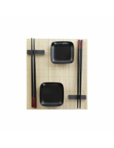 Sushi-Set DKD Home Decor Bambus Steingut Weiß Orientalisch 14,5 x 14,5 x 31 cm (16 Stücke) | Tienda24 Tienda24.eu