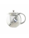 Teapot DKD Home Decor Silver Stainless steel Crystal Plastic 500 ml 14 x 11 x 12 cm | Tienda24 Tienda24.eu