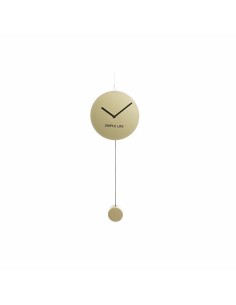 Wall Clock DKD Home Decor 39 x 3,5 x 39 cm Metal Brown White MDF Wood Mediterranean Fish | Tienda24 Tienda24.eu