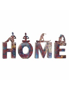 Figura Decorativa DKD Home Decor 24,5 x 10 x 25,5 cm Multicolor Pareja (2 Unidades) | Tienda24 Tienda24.eu