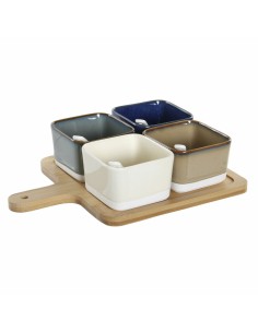 Coupe à fruits Versa Bois d'épicéa Bambou (28,5 x 35 x 28,5 cm) | Tienda24 Tienda24.eu