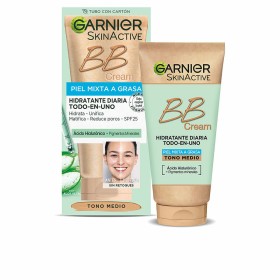 Creme Hidratante com Cor Garnier Skinactive Bb Cream Pele Mista Pele oleosa Medium 50 ml Spf 25 de Garnier, BB creams - Ref: ...